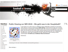 Tablet Screenshot of fussball-extreme.de